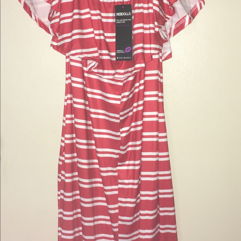 Rebdolls Red & White Mermaid Dress